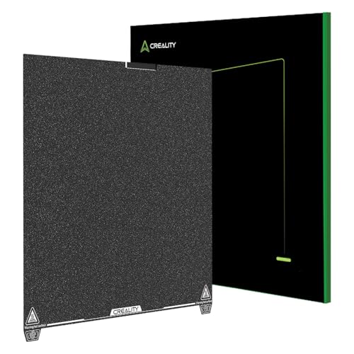 Creality Official K2 Plus Build Plate, 370x370mm Textured PEI Sheet Magnetic Flexible Removable Spring Steel 3D Printer 
