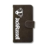 WankoFace ジャック スマホケース Android 手帳型 ブラウン Galaxy A22 SC-56B Fave フェイブ a0131C017G-03L703 ジャックラッセルテリア JRT 犬 ペット 動物 スマホカバー スマートフォン 携帯 スマホ ブック型