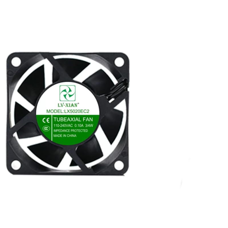 LX5020EC2 Ventilador de chasis violento 110-230V Amplio voltaje 220v Potente ventilador industrial de alta velocidad del gabinete