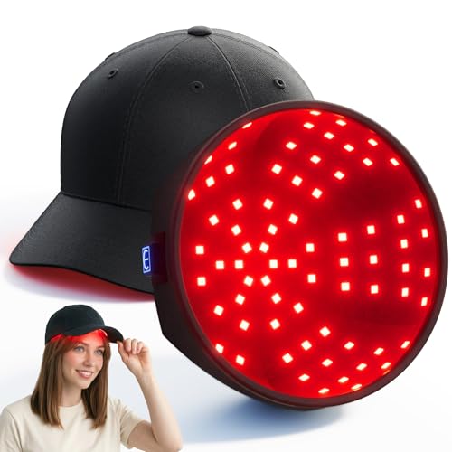 Laser Hair Growth Cap, FDA Cleared Hair Growth Device with Red Light Therapy for Hair Growth, Works for All Hair Types and Adjustable for Women and Men, Red Light Therapy Stimulates Hair