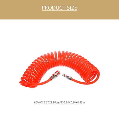 Tuyau air PU à ressort résistant haute pression tube extensible compresseur - 3
