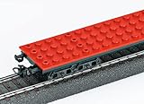 Der Baustein-Flachwagen ist eine tolle Spiel- und Wagenergänzung.