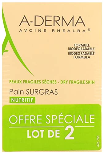 A-Derma Aderma Ultra-Rich Cleansing Bar 2 X 100G