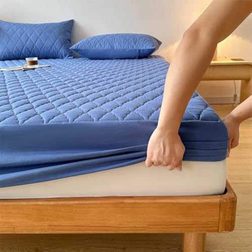 Funda acolchada para colchón envolvente ideal para camas familiares 8