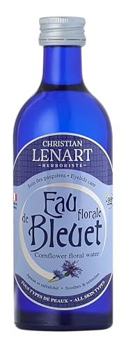 CHRISTIAN LENART – Eau Florale de Bleuet 200 ml - 98% d'ingrédients d'origine naturelle – Apaise, Rafraîchit et Décongestionne – Fabrication Française