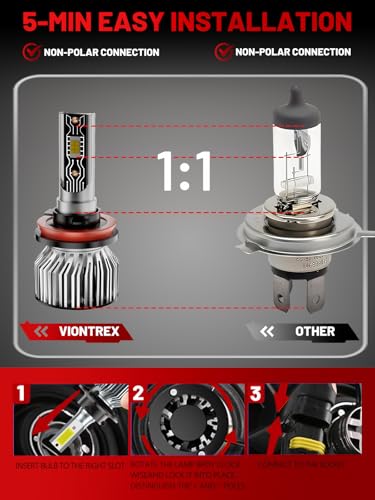 Image of Fit for Nissan Rogue 2014 2015 2016 2017 2018 2019 2020 / Rogue Sport 2017-2020 Car Light Bulbs Set, 800% Brightness 6500K White Lights, High Beam Low Beam Fog Light Combo, Plug n Play, IP68 Pack of 6