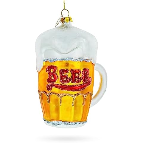 Frothy Beer Mug Glass Ornament Cover