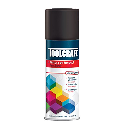 Reviews y listado de Pintura cafe para madera los mejores 5. 36 Toolcraft TC1656 Pintura en Aerosol, color Cafe Madera