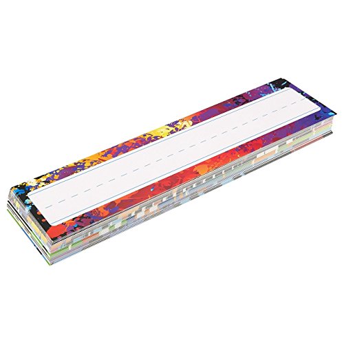 Classroom Desk Name Tags For Students, 6 Colorful Designs (48 Pack, 11.5 X 3 In) #TOP7