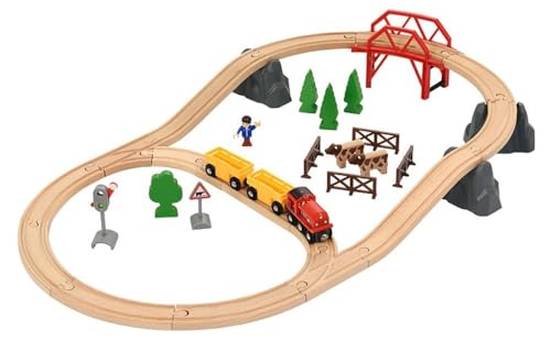 Preisvergleich Produktbild BRIO World AB 33909 - Countryside Hill Set, Bahnset, mehrfarbig