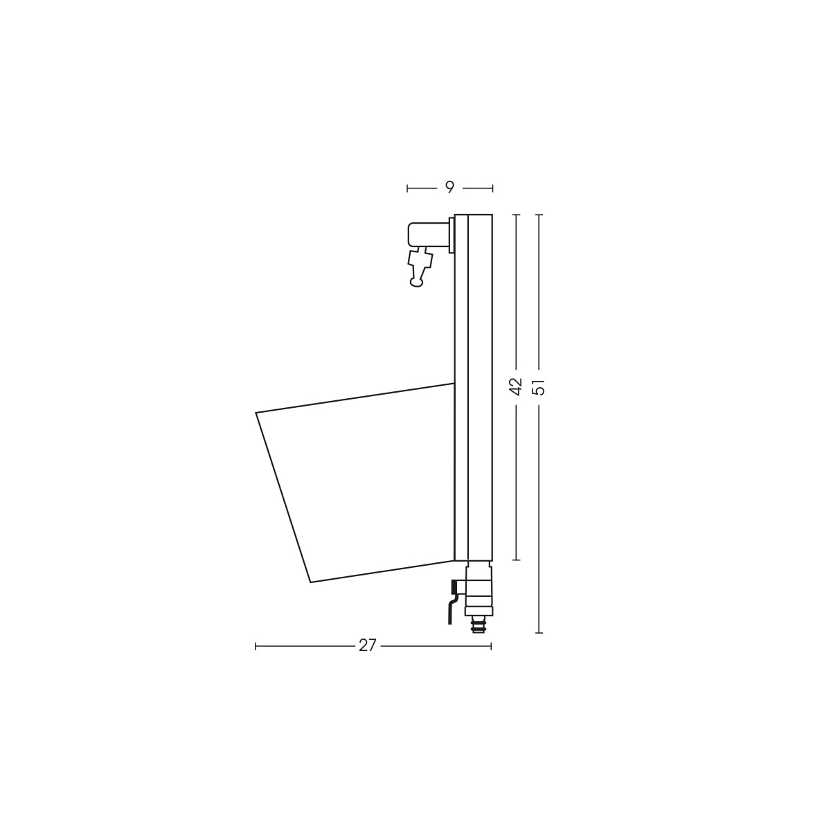 BEL FER Fontana da Giardino a Parete con Due rubinetti e Secchio Rimovibile, Completa di Porta Gomma, Modello 42/ PRS (ruggine)