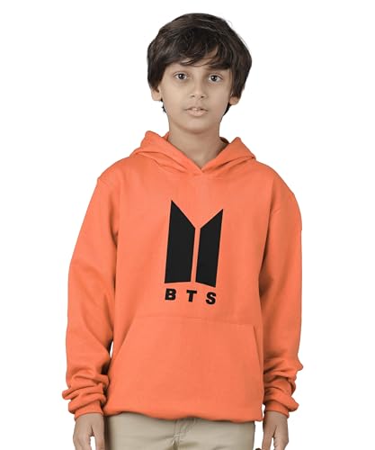 Image of KYDA KIDS Boys Cotton Regular Fit Hooded Neck Hoodies - Sweatshirt with Hoodies Full Sleeves Winter Wear, Long Sleeve Sweatshirts for Boys