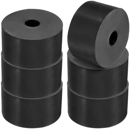 PATIKIL Multi Purpose Rubber Spacer, 6 Pcs 2"OD 0.47"ID 1.2"Thick...