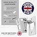 Sound Bass Play 1 Wall Mount, White, Compatible with Sonos Play:1 Only, Adjustable Swivel & Tilt Mechanism, Mounting Bracket Includes All Fixings