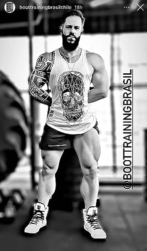 Bota de Treino Masculino Boot Training Brasil Academia Musculação Treino Pesado Boxe Luta Livre (Bra