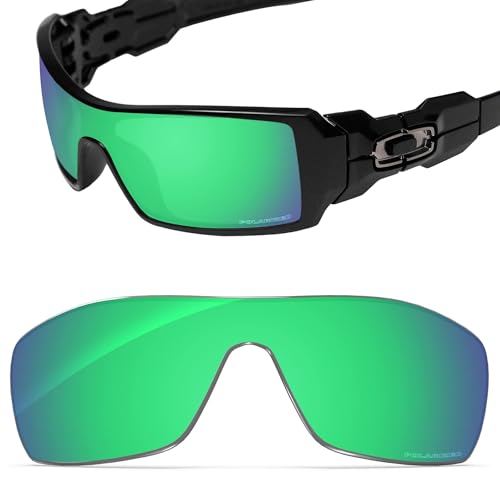 Image of Performance Replacement Lenses Compatible with Oakley Oil Rig, Polarized, UV Protection, Anti-Scratch