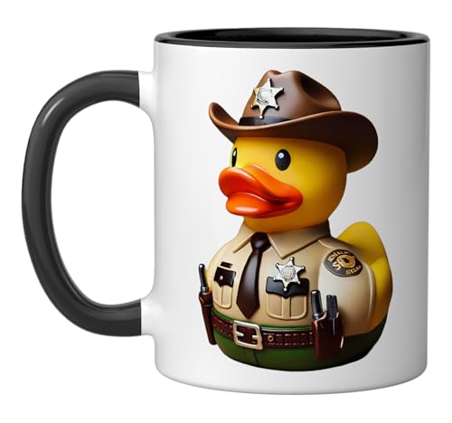 Taza de Cerámica Negro y Blanco 11 oz miniatura 1