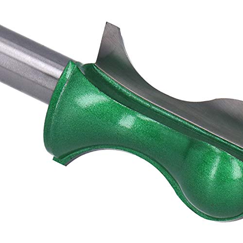 Jeanoko 1PCS 12mm Shank Half Round Wood Router Bit, High Strength Stair Handrail Shape Milling Cutter, Flute Line Drilling Tool for Wood Trimming by Jeanoko - Image 9