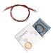 EDGELEC 20pcs 0402 0603 0805 1206 Pre Wired SMD LED Light Emitting Diode Micro Litz Length 7.8in. Soldered White Red Green Yellow Blue Orange Pink UV (20pcs DC 3V 0402 Warm White Prewired Mini Lights)