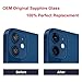 Perzework Original Back Rear Camera Lens Glass Replacement for iPhone 12 and iPhone 12 Mini with pre-Installed Adhesive and Reparing Toolkit