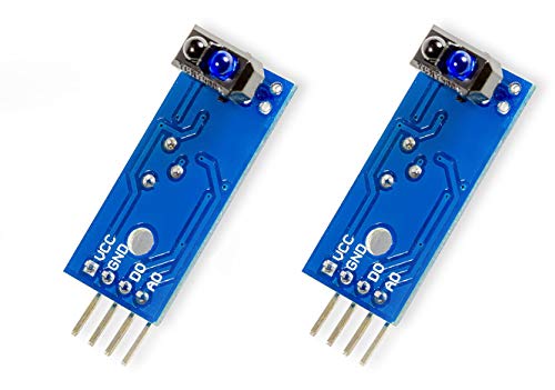 Preisvergleich Produktbild MissBirdler 2 Stück TCRT5000 IR Infrarot Lichtschranke Reflexlichtschranke für Arduino Raspberry Pi