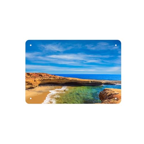 Metal Signs Wall Decor Sunset Cliffs San Diego 12x8 Inch