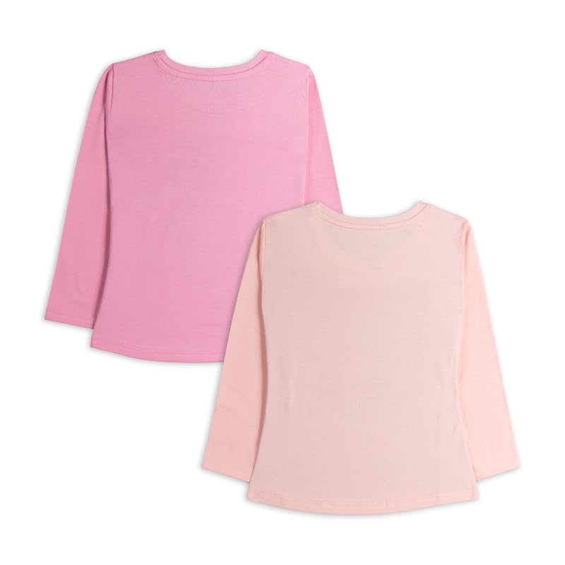 Image of Real Basics Girls Regular Fit Full Sleeves Tshirt (Pack of 2)