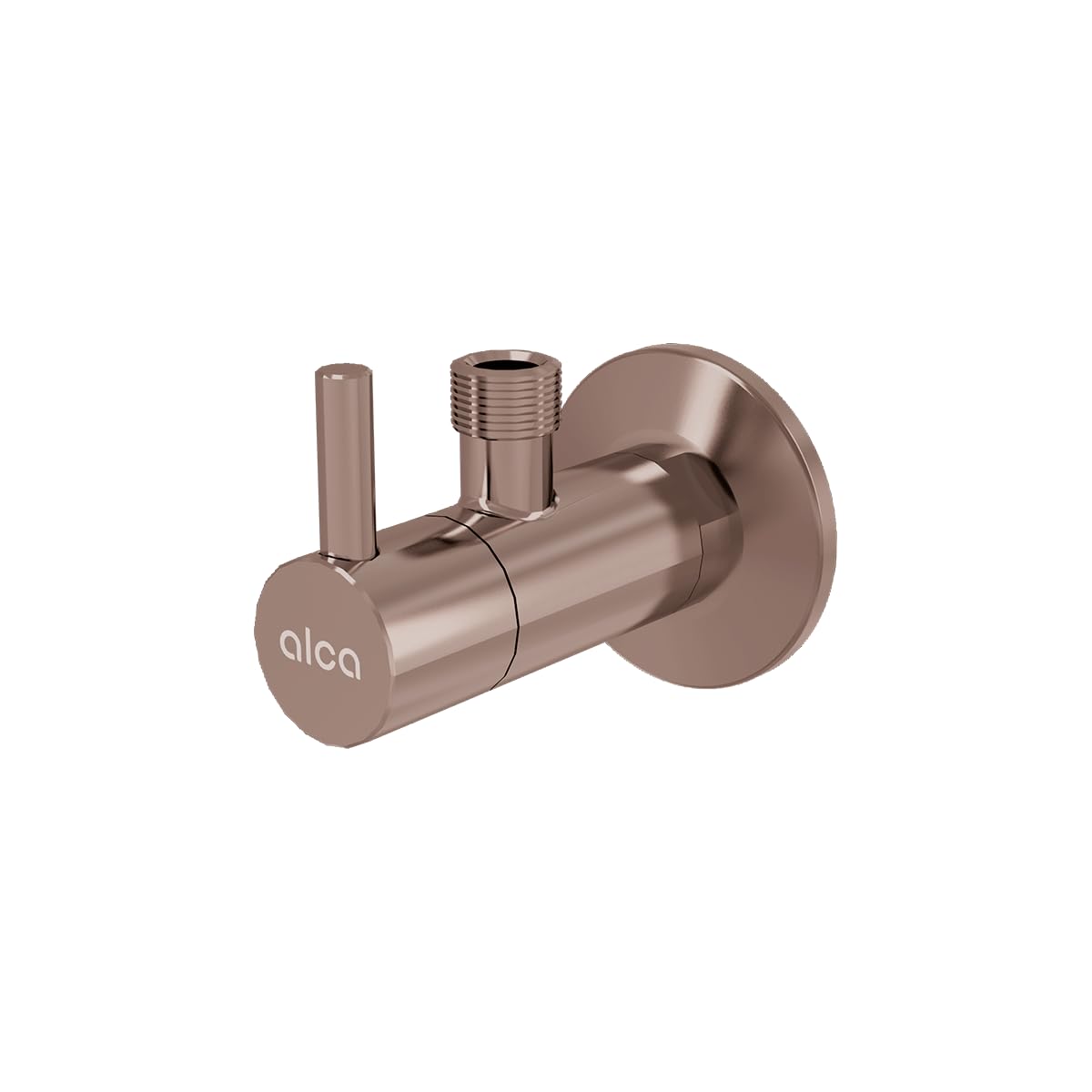 Eckventil mit einem Filter 1/2"×3/8", RED GOLD-Matt gebürstet