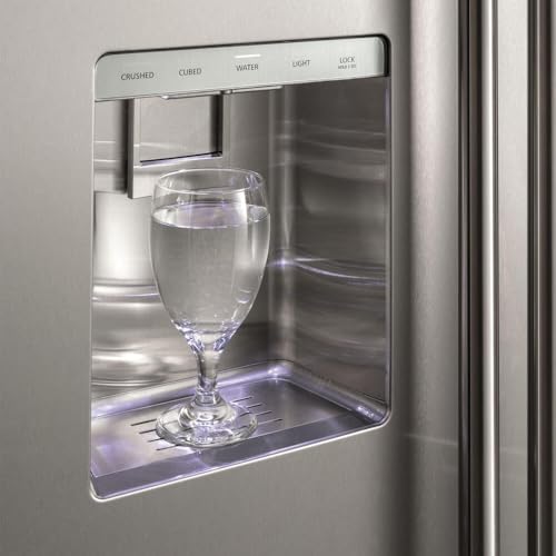 Monogram ZISS480DNSS 28.6 Cu. Ft. Stainless Steel Built-In Side by Side Refrigerator on Fridge.com