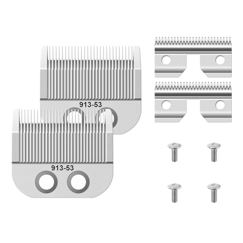 Lames fines réglables pour tondeuses Oster Fast Feed 076023 et Salon Pro 076830 - Lot de 2