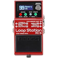 BOSS RC-5 Loop Station | Advanced Looping Features in a Compact Pedal | 32-Bit AD/DA and 32-bit Floating-Point Processing | 13 Hours Record Time | Multi-Color LCD | MIDI/IO & USB Connectivity