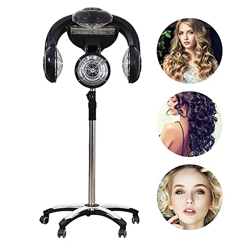 Professional Hair Hood Dryer Salon Lamp Standing Salon Hair Hairstyle Spa Color Processor Salon Heating Device 1.4Kw 110V #TOP3
