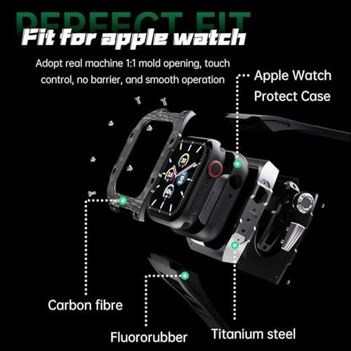 Coffret kit modification Apple Watch carbone cadeau homme luxe