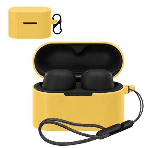 For �\�j�[(SONY) WF-1000XM6 �p �P�[�X �J�o�[ �yNOUKAJU�z ���C�����X �C���[�z�� �V���R�� �ی�P�[�X �i�J���r�i�t��+�X�g���b�v�t�� �j �����h�~ �L�Y�h�~ �ϏՌ� �����[�d�\ �h�� �h�o (�C�G���[)