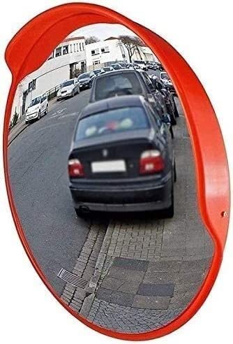Automotive Wide Angle Rearview Mirror, Durable Portable Reflector, Indoor Convex Mirror, Corner Mirror(45cm)