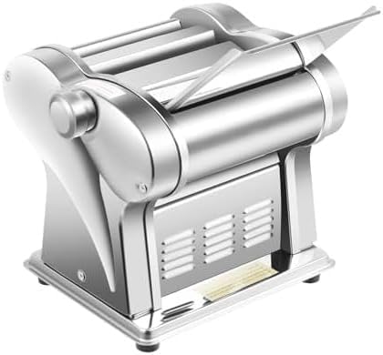 Automatic Electric Pasta Maker Machine - 8 Adjustable Settings, Stainless Steel Noodle Roller & Sheeter for Dumpling Wrappers, 110V Kitchen Essential