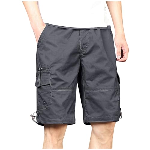 Cargo Shorts for Men 2026 Fashion Workout Athletic Short Pants Summer Casual Multi Pockets Outdoor Cargo-Short
