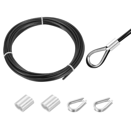 MECCANIXITY 16tB[g C[[v 304XeXX`[P[u 3mm(1/8C`) rj[R[eBO A~X[u2Ǝwʂt 肷AfbLA݂艺AߗޗpCpAubN 5m