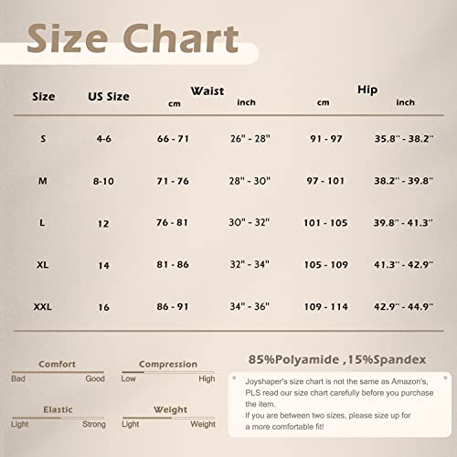 Joyshaper Womens Padded Underwear Butt Lifter Panties Seamless Shapewear Tummy Control High Waist Hip Pads Enhancer Shorts Black #TOP5