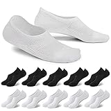 【Forma invisible】Puedes llevar nuestros calcetines cortos invisible mientras corres, para los pequeños viajes. . . y no asomarán por fuera de los zapatos.