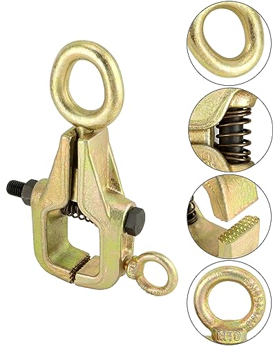 Abrazadera de tracción profesional QWORK de 5 toneladas para taller mecánico 6