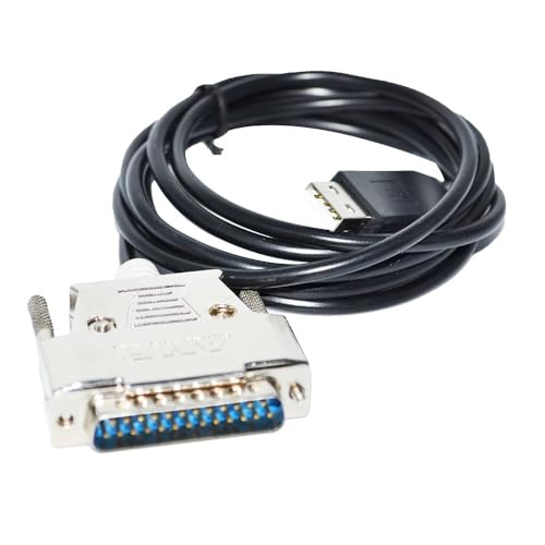 Câble de programmation série CNC USB vers D-SUB 25 broches FT232RL 3m
