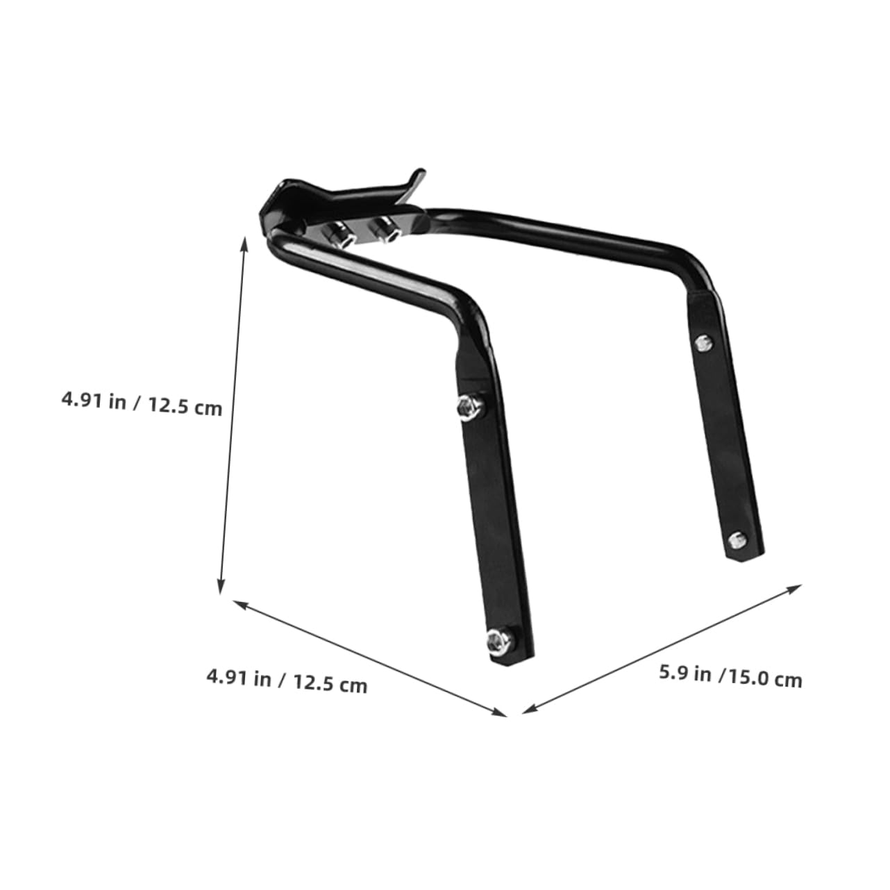 ibasenice Mountain Bike Rear Rack Flexible Mounting Load Capacity Robust Construction Compatible with Road Mountain Bikes for Carrying Groceries and Essentials