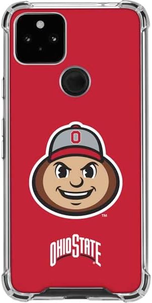 Skinit Clear Phone Case Compatible with Google Pixel 4a 5G - Officially Licensed Ohio State University The Ohio State Buckeyes Design