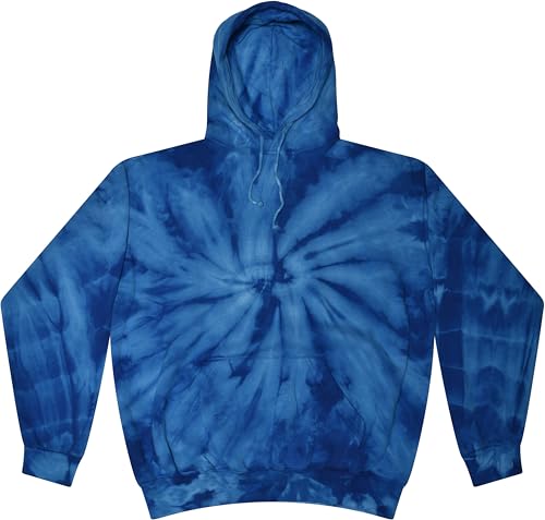 Image of Colortone Tie Dye Pullover Hoodies for Women and Men - Classic Fit Sweatshirts