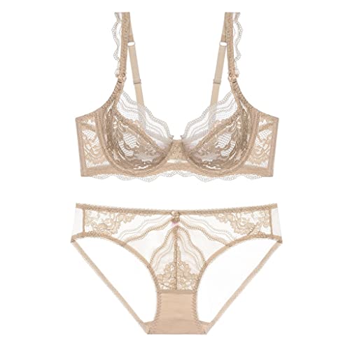Soutien-gorge en dentelle ultra-mince effet minimiseur de poitrine