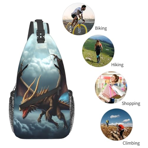 Mochila tipo sling negra para uso urbano y outdoor miniatura 5