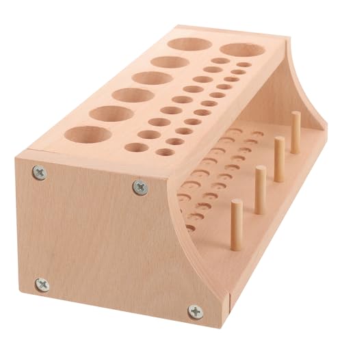 Rangement pratique en bois Healeved porte-outils maroquinerie et marquage