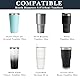 Linkidea Tee-Ei aus Keramik für losen Tee, kompatibel mit Beast Tumbler 850 ml, Yeti Tumbler 850 ml, Hydro Flask, RTIC Becheraufsatz, Tassen-Teesieb (spülmaschinenfest)