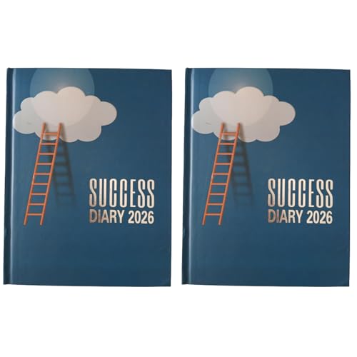 Image of TULMAN Yearly Organizer 2026 Diary, B5 Size (23 x 18 cm) Hardbound Planner with premium Design, Daily Writing Journal, Office & Study Organizer, Perfect for Students, Professionals (2, Blue)